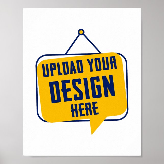 Póster Personalizado 8 x Poster de 10" (Frente)