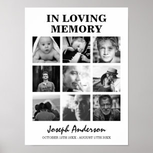 Póster Personalizado 9 Foto Funeral En El Memorial De La