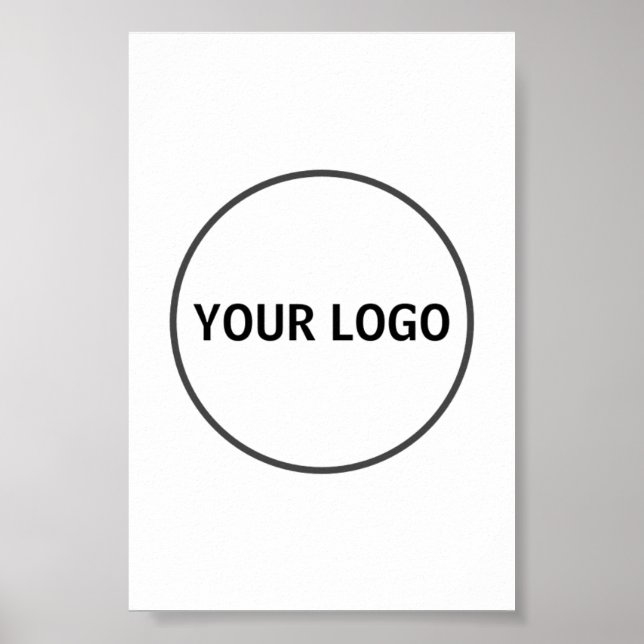 Póster personalizado Agrega tu logo (Frente)