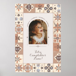 Póster Personalizado Arch Foto Tile Fiesta Neutral Mexica