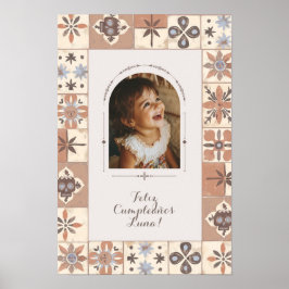 Póster Personalizado Arch Foto Tile Fiesta Neutral Mexica