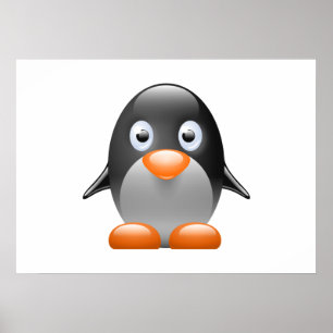 Póster Personalizado Baby Penguin