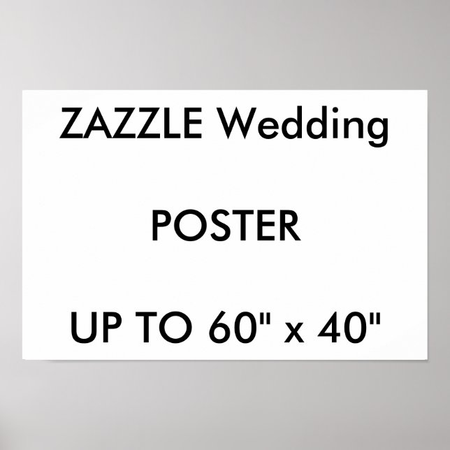 Póster Personalizado boda 16,5" x 11" Entorno Poster GLOS (Frente)