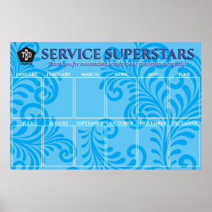 Póster Personalizado bonito de color foto empleado del me