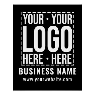Póster Personalizado Business Logo Empresa Corporativa Gu