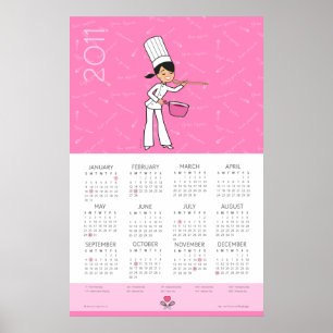 Póster Personalizado Chica Chef