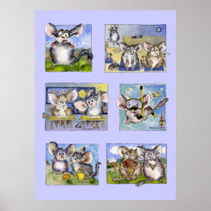 Póster Personalizado Chinchillas siendo Personalizado Pos