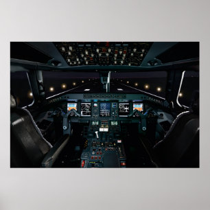 Póster Personalizado Cockpit