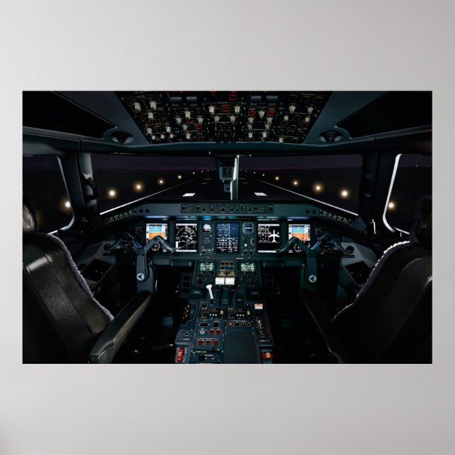Póster Personalizado Cockpit (Frente)