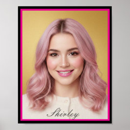 Póster personalizado con foto mate