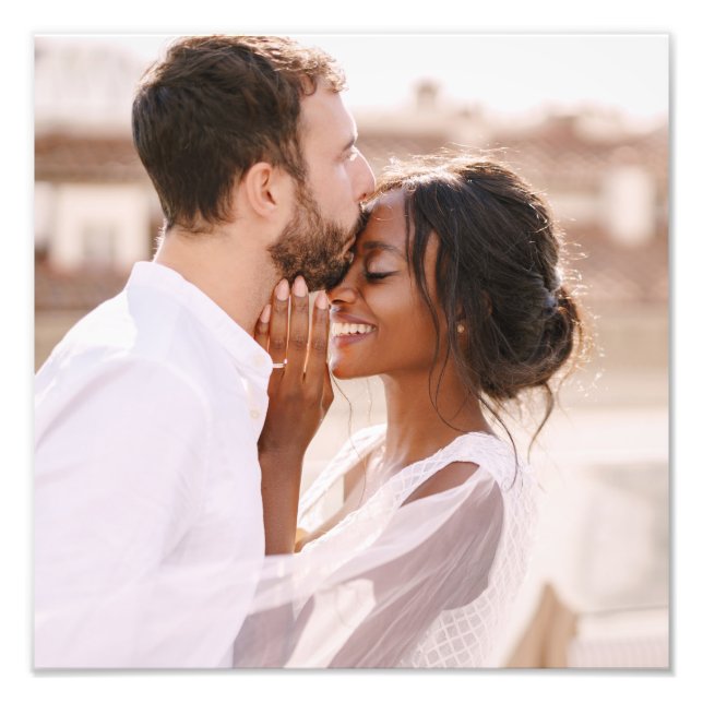 Póster personalizado con foto personalizada Crea t (Frente)