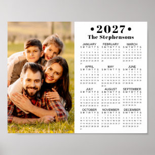 Póster personalizado con una foto del calendario 2