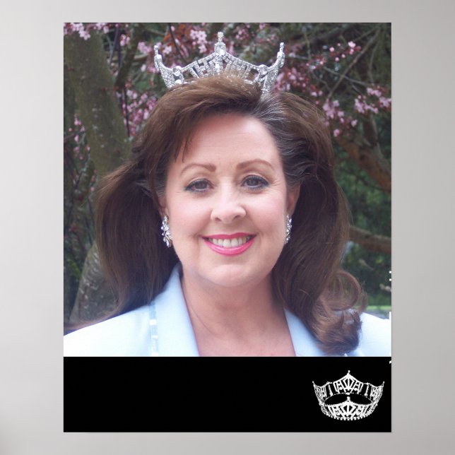 Póster Personalizado Concurso Reina Poster (Frente)