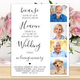 Póster Personalizado conmemorativo boda 4 Collage de foto