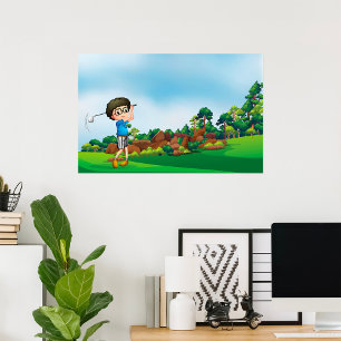 Póster Personalizado Cuidad Golf Fun Golf Lover Design