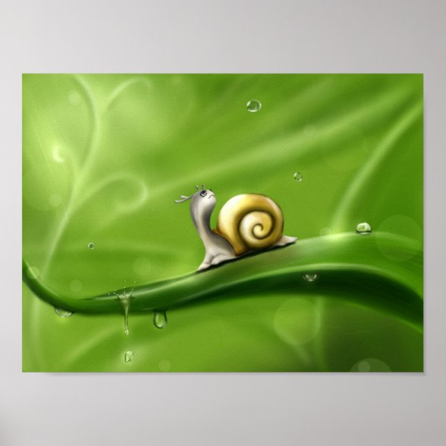 Póster Personalizado Cuidadoso Poster De Lluvia (Frente)