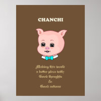 Personalizado Cute Pig