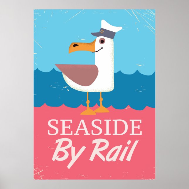 Póster Personalizado de afiches de viajes al estilo de la (Frente)