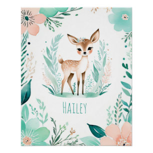 Póster personalizado de bebé boho - Diseño de cerv