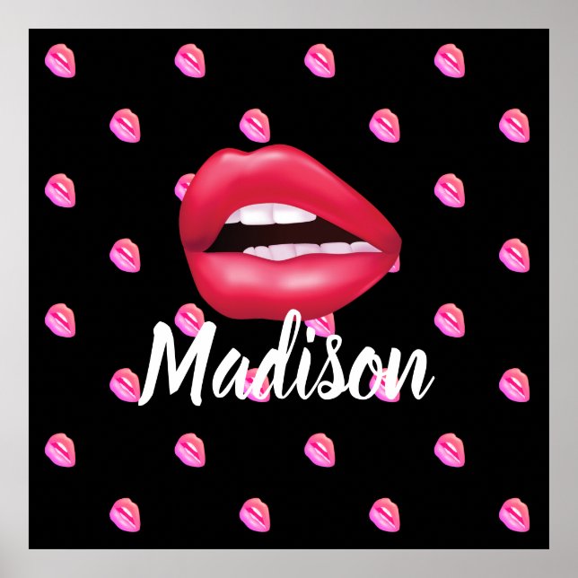 Póster Personalizado de belleza de maquillaje con lápiz l (Frente)