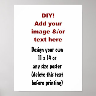 Póster PERSONALIZADO de bricolaje Poster usted mismo