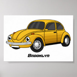 Póster Personalizado de coche clásico