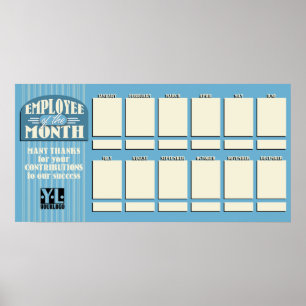 Póster Personalizado de color empleado de la pantalla de 