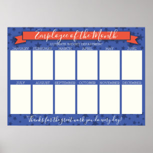 Póster Personalizado de color empleado de la pantalla de 