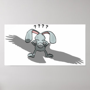 Póster ¿?? Personalizado de conejo