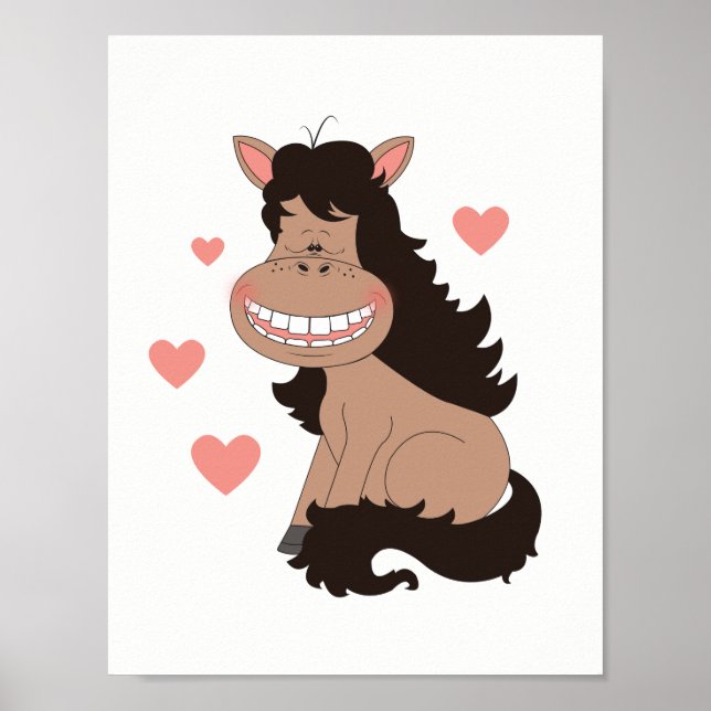 Póster Personalizado de Cute Pony (Frente)