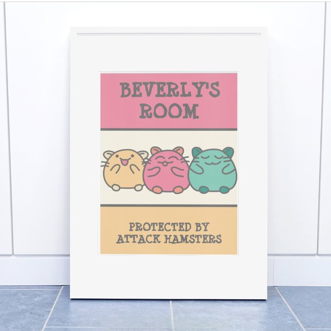 Póster Personalizado de estilo kawaii lindo Hamsters pers (Subido por el creador)