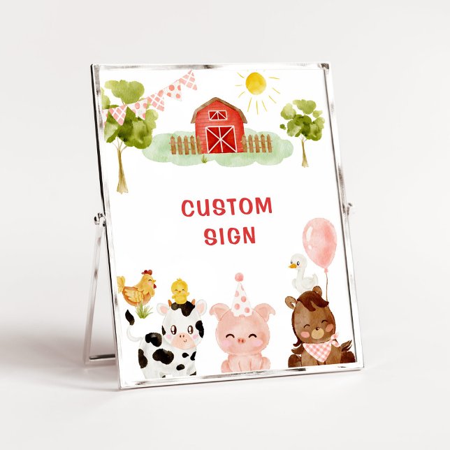 Póster Personalizado de fiesta de cumpleaños de animales  (Subido por el creador)