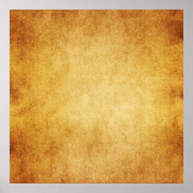 Póster Personalizado de fondo de papel antiguo de pergami (Frente)