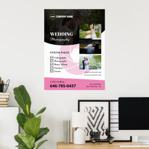 Póster Personalizado de fotografía boda Poster