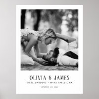 Póster personalizado de fotos y detalles de la bod