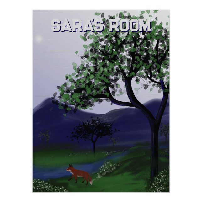 Poster personalizado de Fox (Anverso)