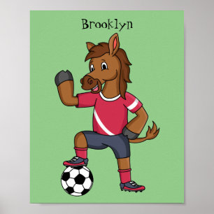 Póster Personalizado de fútbol divertido y divertido
