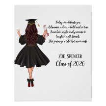 Póster personalizado de graduación