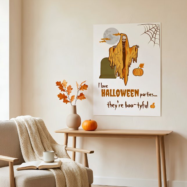 Póster personalizado de Halloween divertido con es (Subido por el creador)