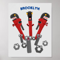 Personalizado de humor de herramientas monstruosas