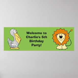 Póster Personalizado de ilustraciones de animales poster