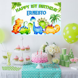 Póster Personalizado de la fiesta de cumpleaños de los ni