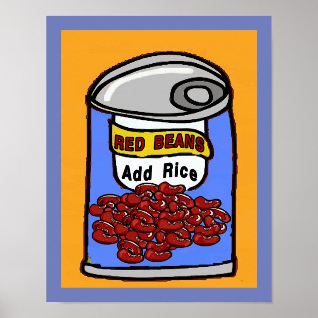 Póster Personalizado de los Red Beans (Frente)