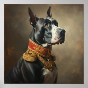 Póster personalizado de mascota histórica del Gran