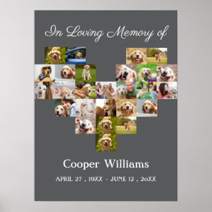 Póster Personalizado de mascota Perro de fotografía Masc