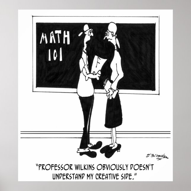 Póster Personalizado de matemáticas 6838 (Frente)