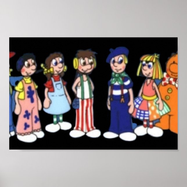 Póster Personalizado de muñecas agrias (Frente)