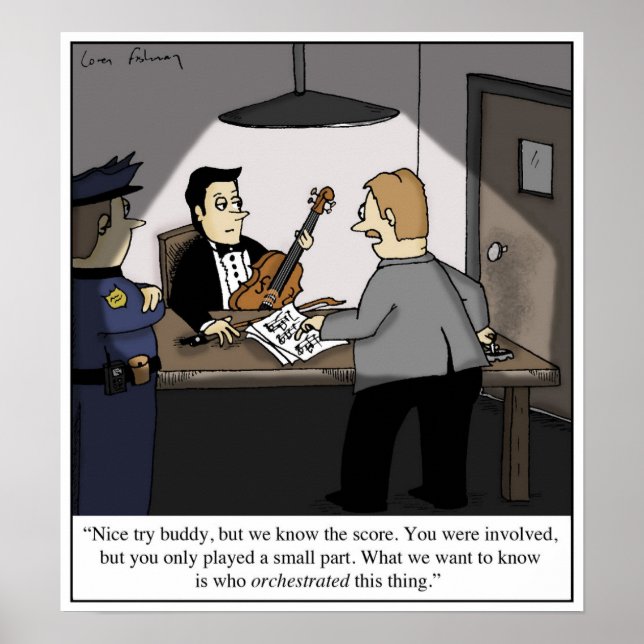 Póster Personalizado de Música Clásica de Orquesta (Frente)