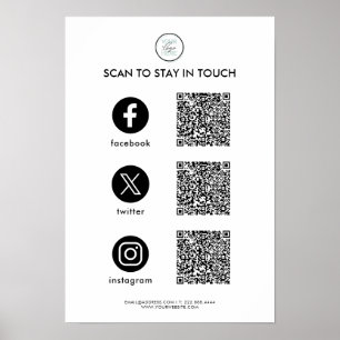 Póster personalizado de negocio en redes sociales