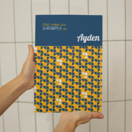 Póster PERSONALIZADO de Nursera Amarillo Azul BASTANTE AC